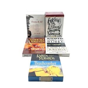 Mixed Lot Of Audiobooks Cassette Tapes New‎ Factory Sealed (5)